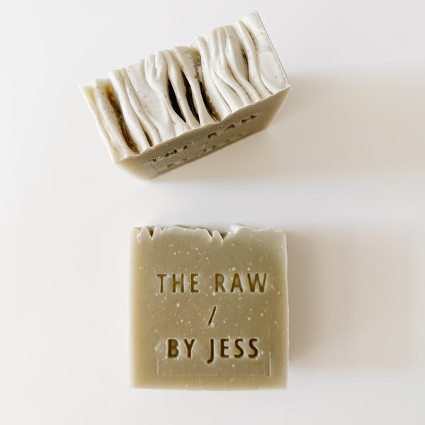 冰河泥雪松手工皂    (The Raw by Jess - Glacial Clay+Cedarwood Handmade Soap)